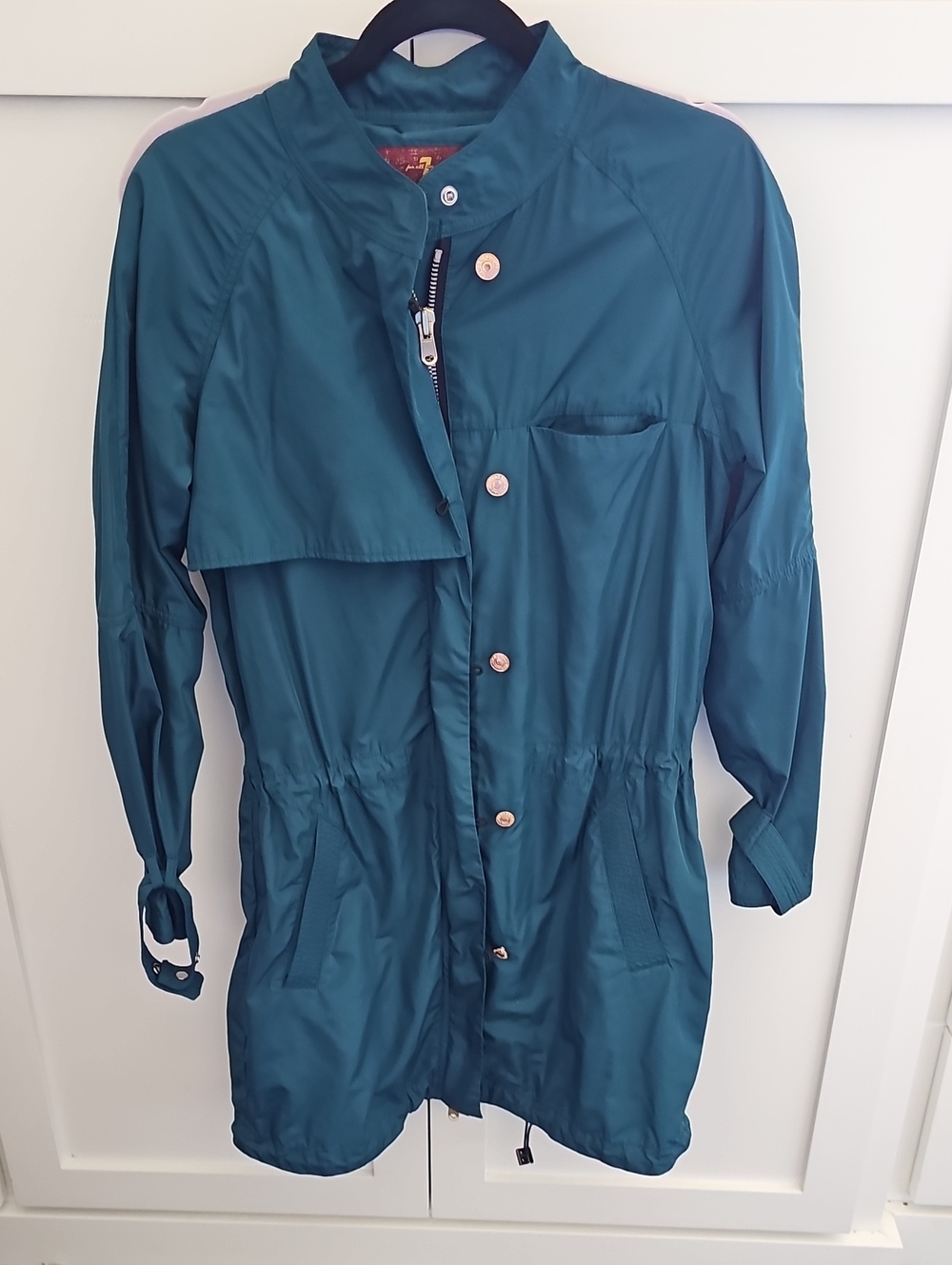7 For All Mankind Teal Women's Lightweight Anorak Jacket. Like New. Size Small